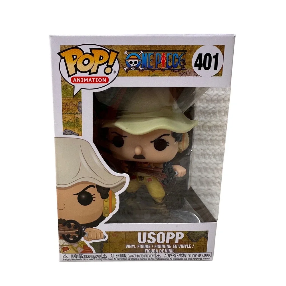 Funko Pop One Piece Usopp 401 Vinyl Figure Anime Collectible Toy New In‎ Box 4in